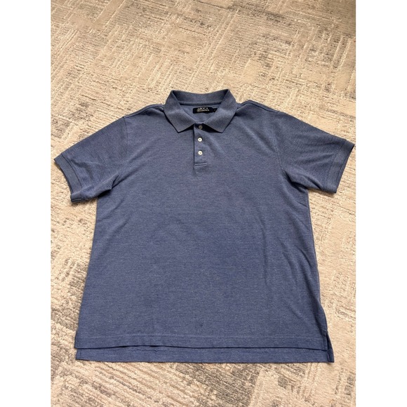 Boca Classics Mens Large L Blue Polo Shirt Short Sleeve Casual - Picture 1 of 16